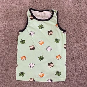 Boys Minecraft Tank Top Size 6